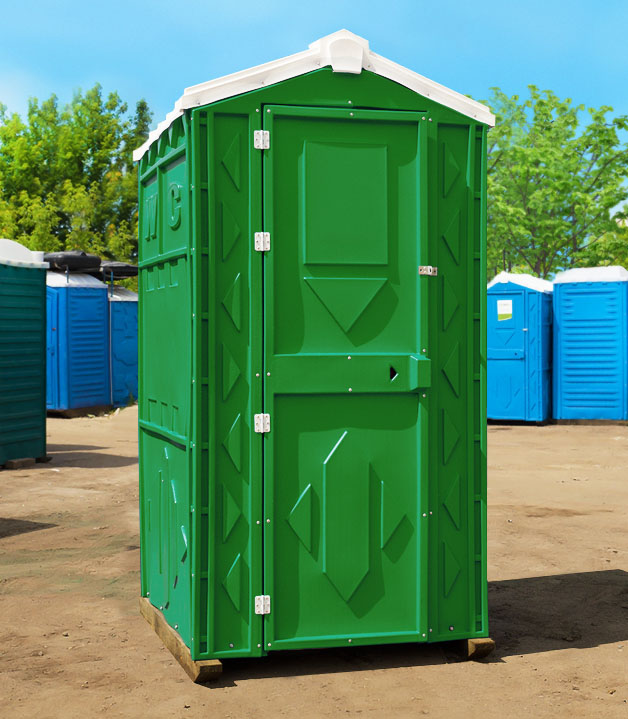 Туалетная кабина Эконом зеленая